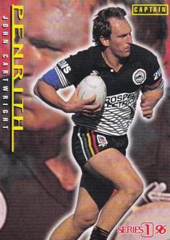 1996 Dynamic ARL Series 1 - Captain Cards #C13 John Cartwright Front